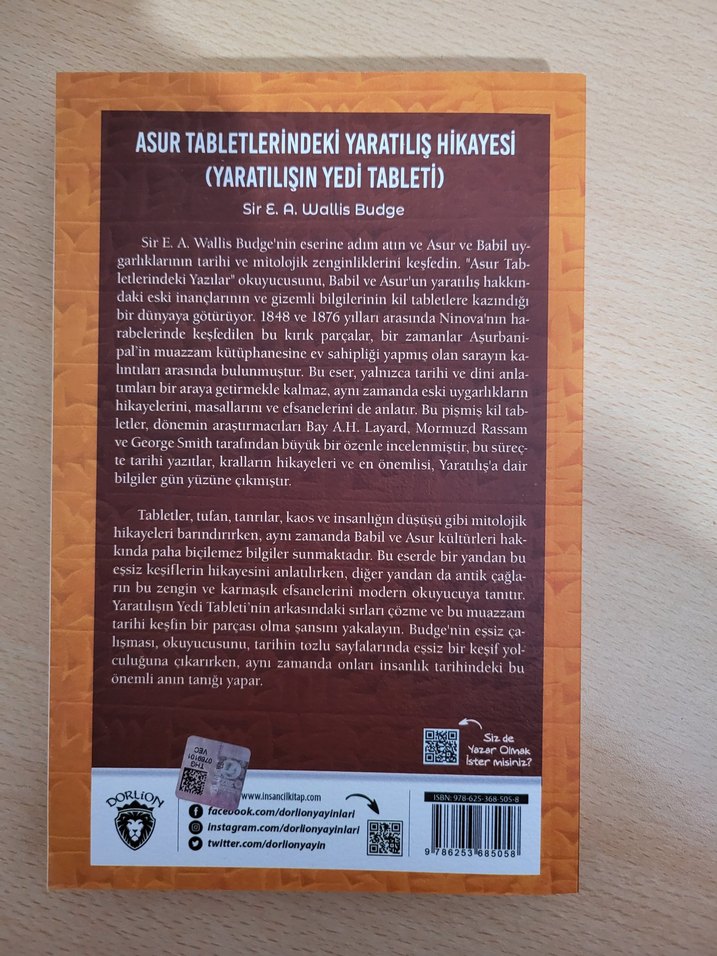 Asur Tabletlerindeki Yaratılış Hikayesi Kitabı - Görsel 2