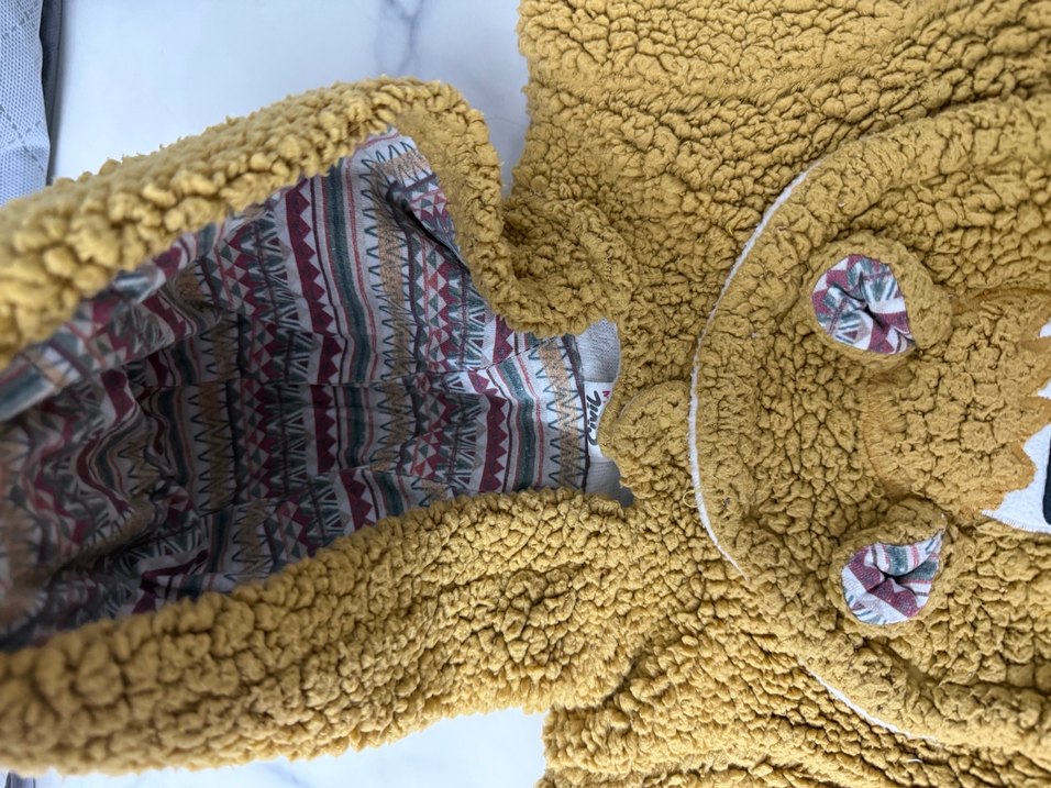 Kahverengi Nakışlı Bebek Tulumu - Görsel 3