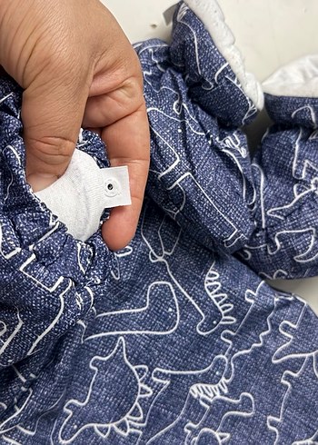 Fermuarlı Baskılı Erkek Bebek Tulumu - Görsel 7