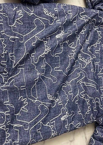 Fermuarlı Baskılı Erkek Bebek Tulumu - Görsel 6