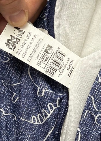 Fermuarlı Baskılı Erkek Bebek Tulumu - Görsel 9