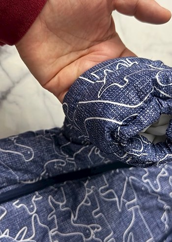 Fermuarlı Baskılı Erkek Bebek Tulumu - Görsel 8