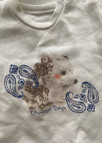 Bebek Erkek Pamuklu Uzun Kollu Örme hastane çıkış seti - Görsel 4