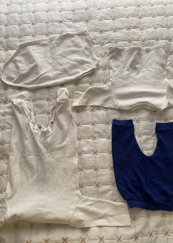 Bebek Erkek Pamuklu Uzun Kollu Örme hastane çıkış seti - Görsel 7