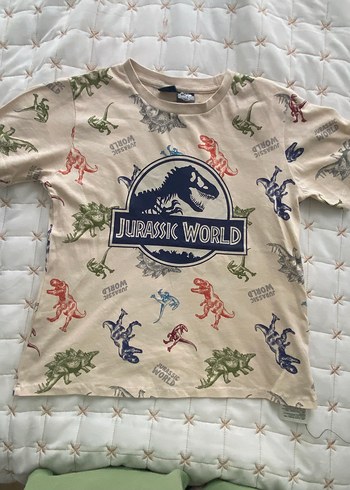 Jurassic World Baskılı Erkek Çocuk Tişörtü