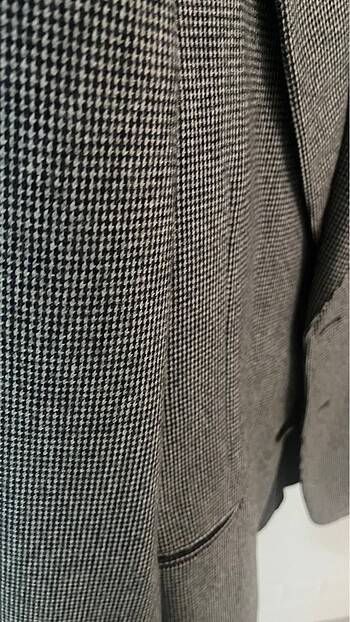 38 Beden gri Renk Blazer ceket