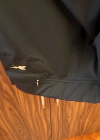 Fermuarlı Siyah Spor Tayt reebok - Görsel 3