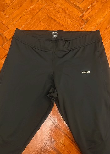 Fermuarlı Siyah Spor Tayt reebok - Görsel 5