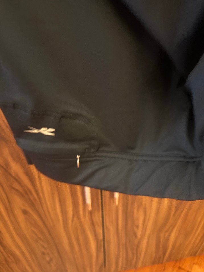 Fermuarlı Siyah Spor Tayt reebok - Görsel 3