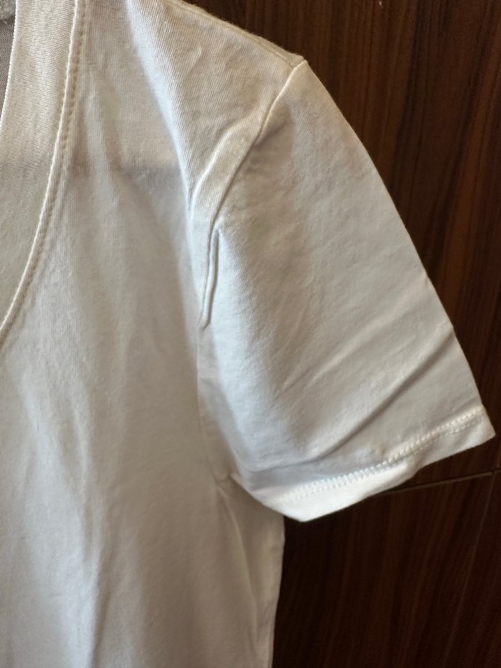 OXXO Kadın Beyaz Kısa Kollu Basic Tişört - Görsel 4