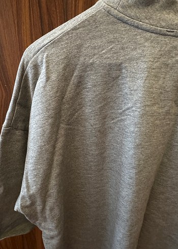 Zara Orjinal Gri Kısa Kollu  Tişört - Görsel 8