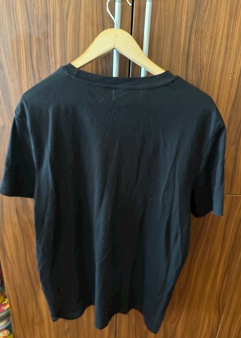 xl Beden siyah Renk H&M Siyah Kısa Kollu Erkek Tişört