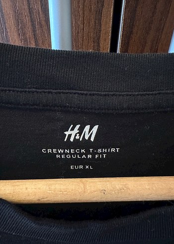 xl Beden H&M Siyah Kısa Kollu Erkek Tişört