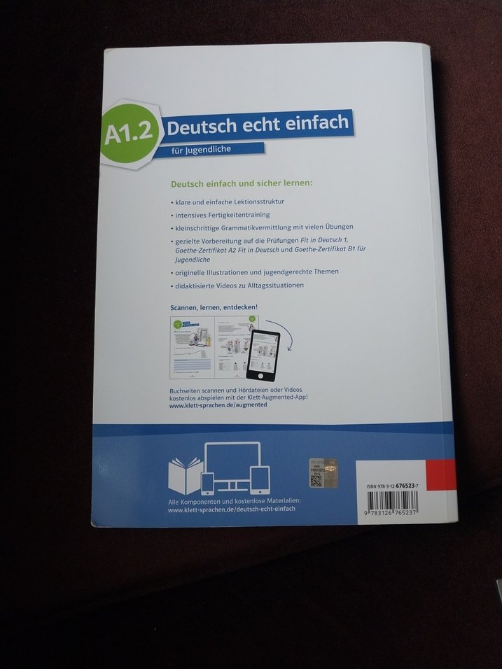 Deutsch echt einfach A1.2 Gençler için Almanca Kitabı - Görsel 2