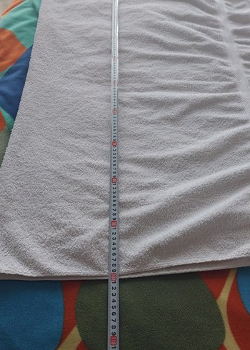 Beyaz Pamuklu banyo Havlu - Görsel 2