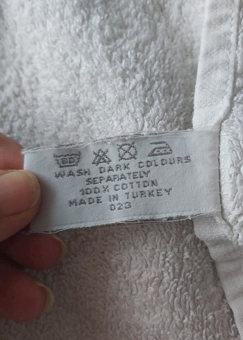 Beyaz Pamuklu banyo Havlu - Görsel 8