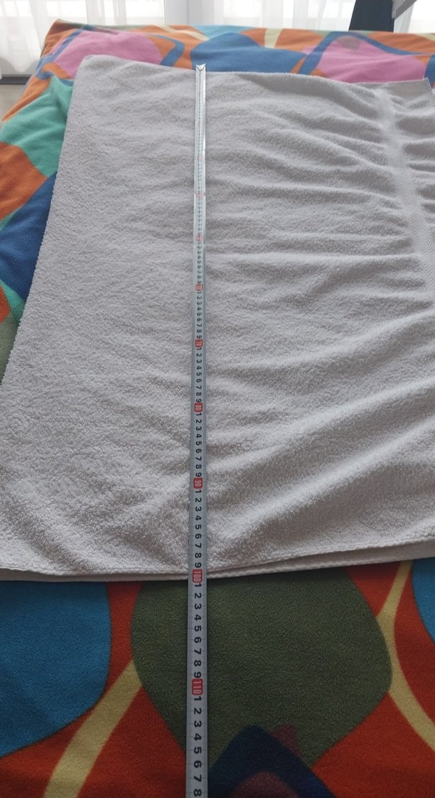 Beyaz Pamuklu banyo Havlu - Görsel 2