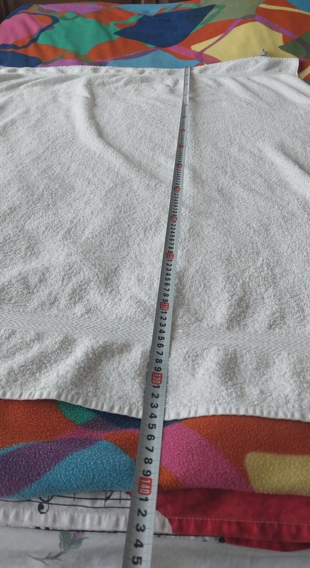 Beyaz Pamuklu banyo Havlu - Görsel 4