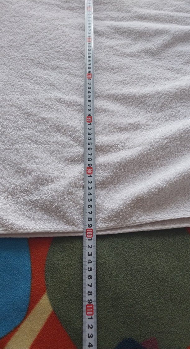 Beyaz Pamuklu banyo Havlu - Görsel 3