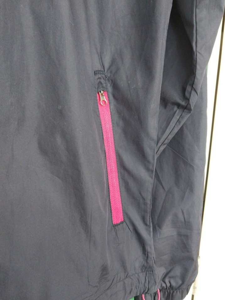 kadin lacivert Kapüşonlu İnce Mont - Görsel 4