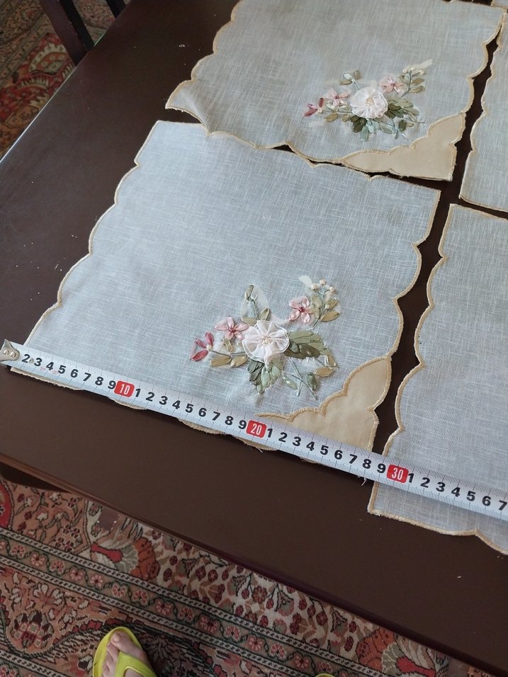 Nakışlı Vintage Bej oda takımı - Görsel 5