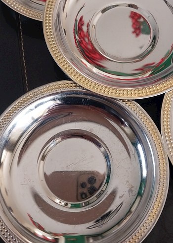 Çelik çay tabağı 8 adet - Görsel 8