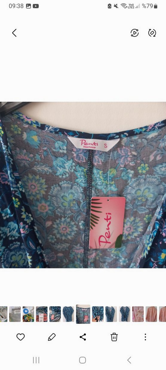 PENTI Bohem PLAJ  Tunik Püsküllü V Yaka - Görsel 4