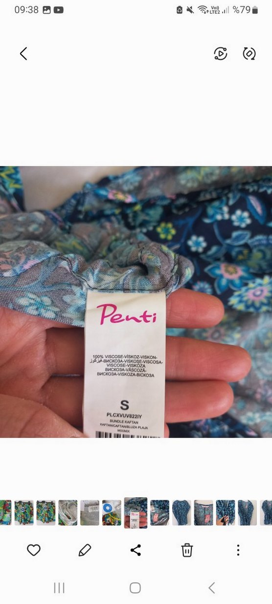 PENTI Bohem PLAJ  Tunik Püsküllü V Yaka - Görsel 5