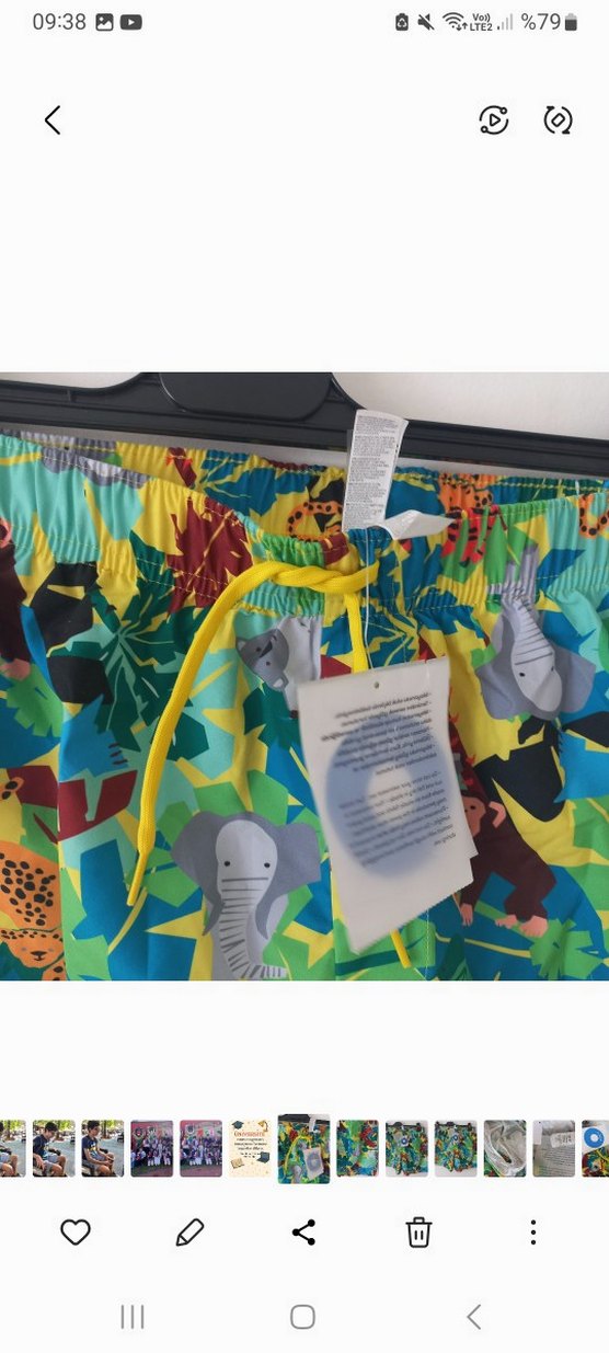 PENTI  12  YAŞ  Desenli Erkek Çocuk Mayo Şortu - Görsel 3