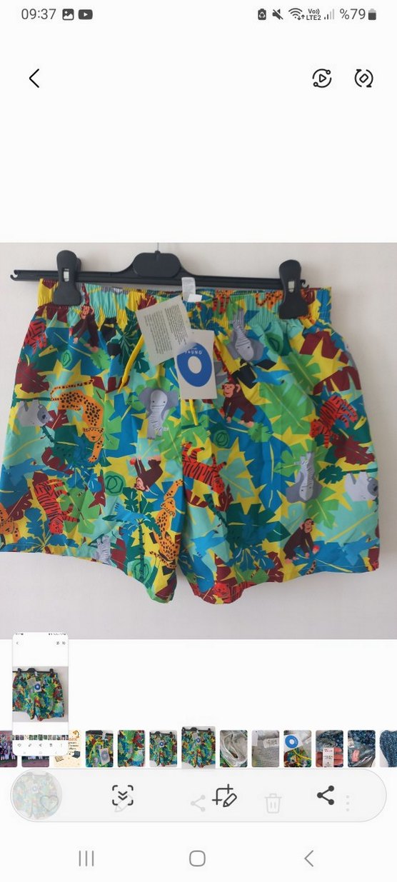 PENTI  12  YAŞ  Desenli Erkek Çocuk Mayo Şortu - Görsel 2