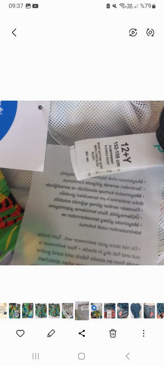 PENTI  12  YAŞ  Desenli Erkek Çocuk Mayo Şortu - Görsel 5