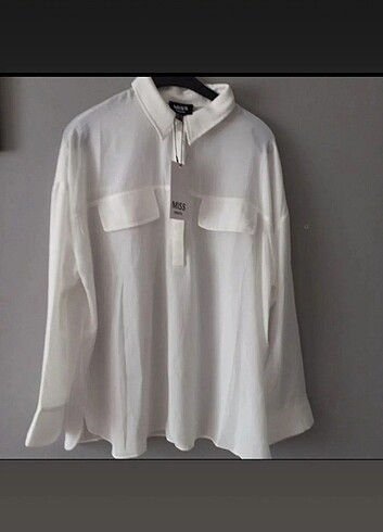 İPEKYOL SIFON TARZINDA GOMLEK BLUZ OVERSIZE 