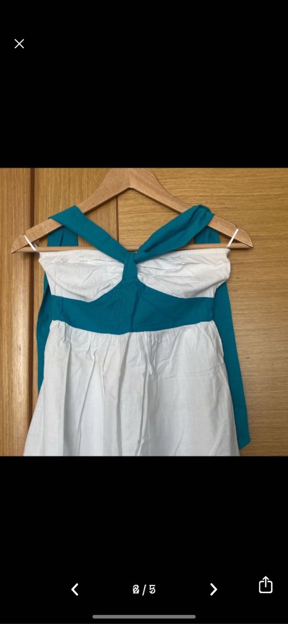 Turkuaz Nakışlı Straplez Uzun Bohem Elbise - Görsel 2