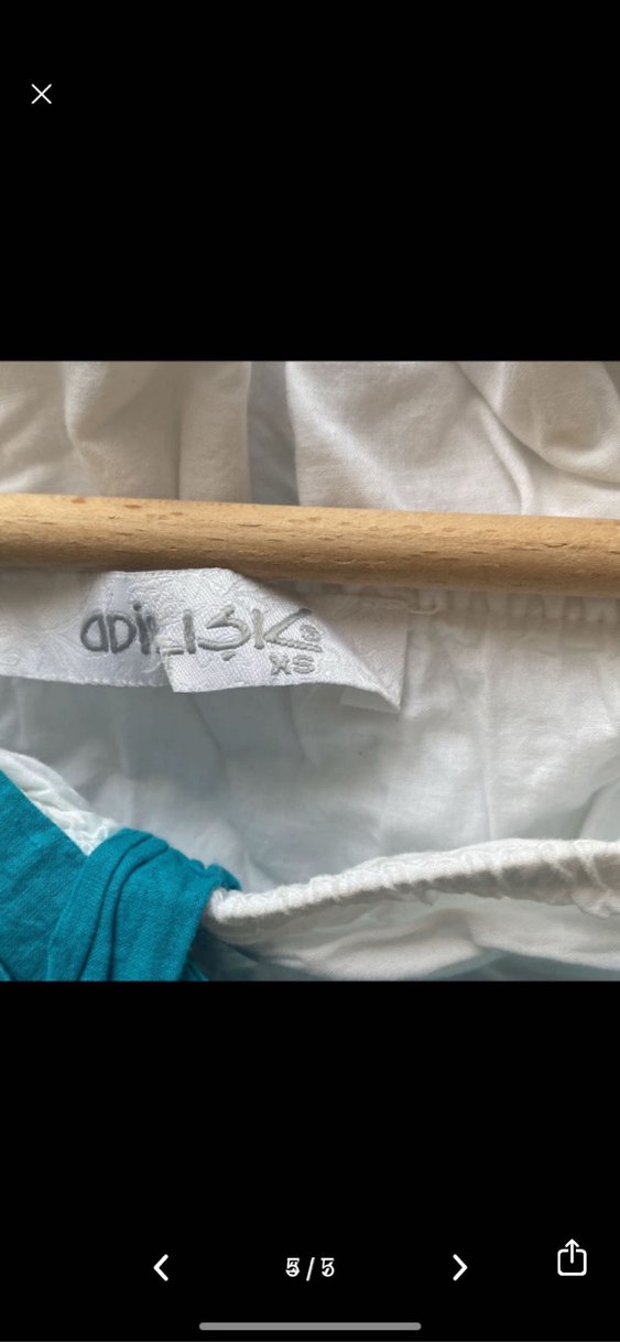 Turkuaz Nakışlı Straplez Uzun Bohem Elbise - Görsel 3