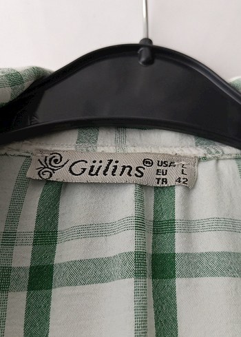 Düğmeli Ekose Uzun Kollu Kadın Gömlek - Görsel 2