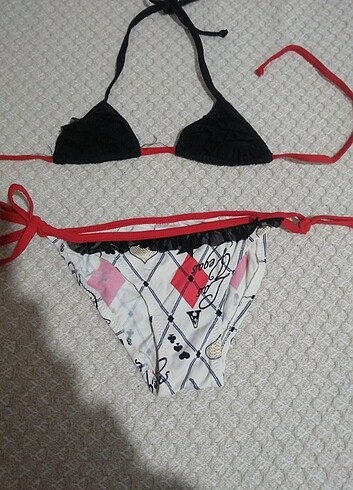 Çocuk bikini 3 lü takım fırfırlı model