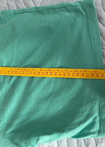 Parlak Yeşil, Bol Kesim, Kemerli Şort - Görsel 4