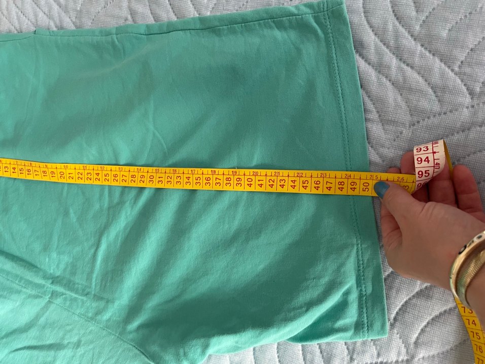 Parlak Yeşil, Bol Kesim, Kemerli Şort - Görsel 4