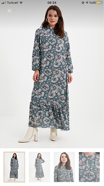 Trendyol modest elbise