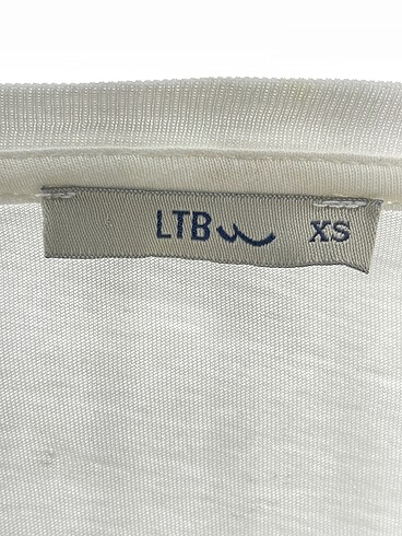 xs Beden beyaz Renk LTB T-shirt %70 İndirimli.