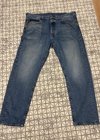 C&A Mavi Yikamali Vintage Jean Pantolon