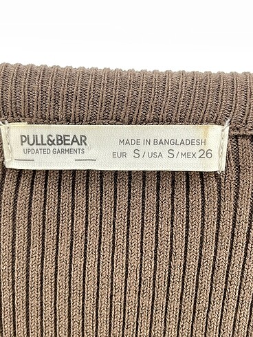 s Beden kahverengi Renk Pull and Bear Bluz %70 İndirimli.