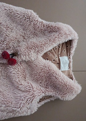 Kız Çocuk Peluş Yelek - Görsel 2