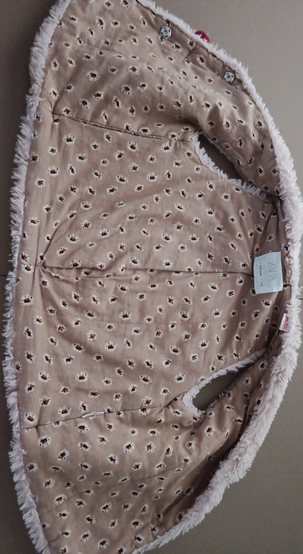 Kız Çocuk Peluş Yelek - Görsel 4