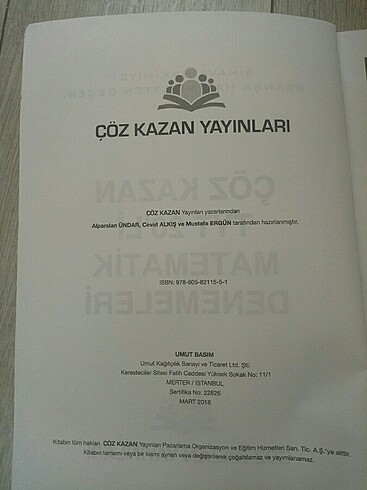  Çöz kazan yayınları