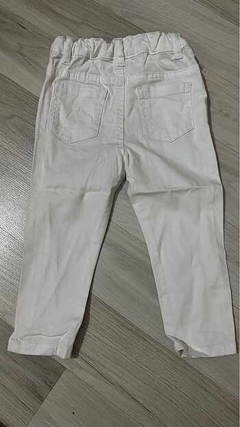 12-18 Ay Beden beyaz Renk Temiz pantolon