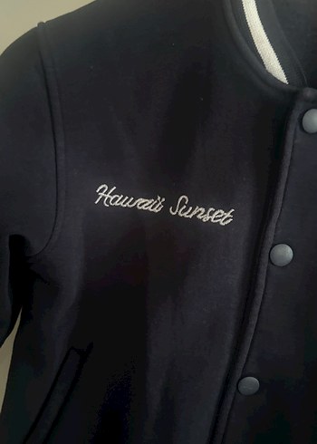 Diğer Erkek Çocuk Siyah Düğmeli Sweatshirt