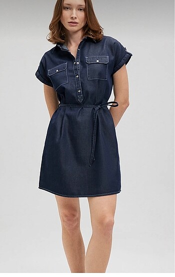 Mavi jeans elbise