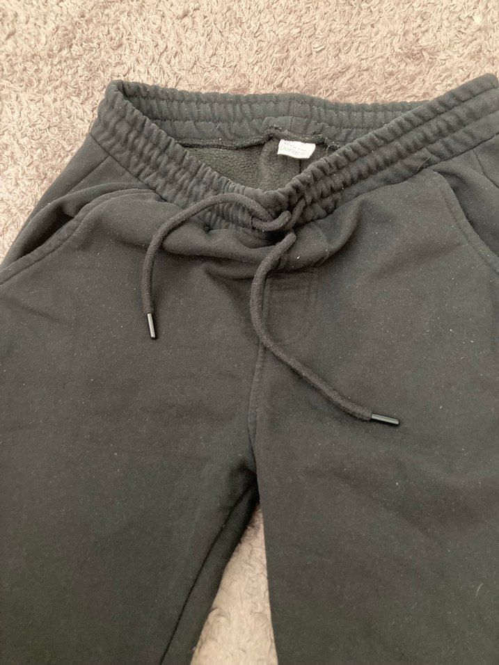 Siyah Rahat Kesim erkek Eşofman Altı - Görsel 2