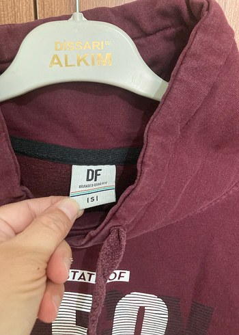 Bordo Erkek Sweatshirt Uzun Kollu - Görsel 2